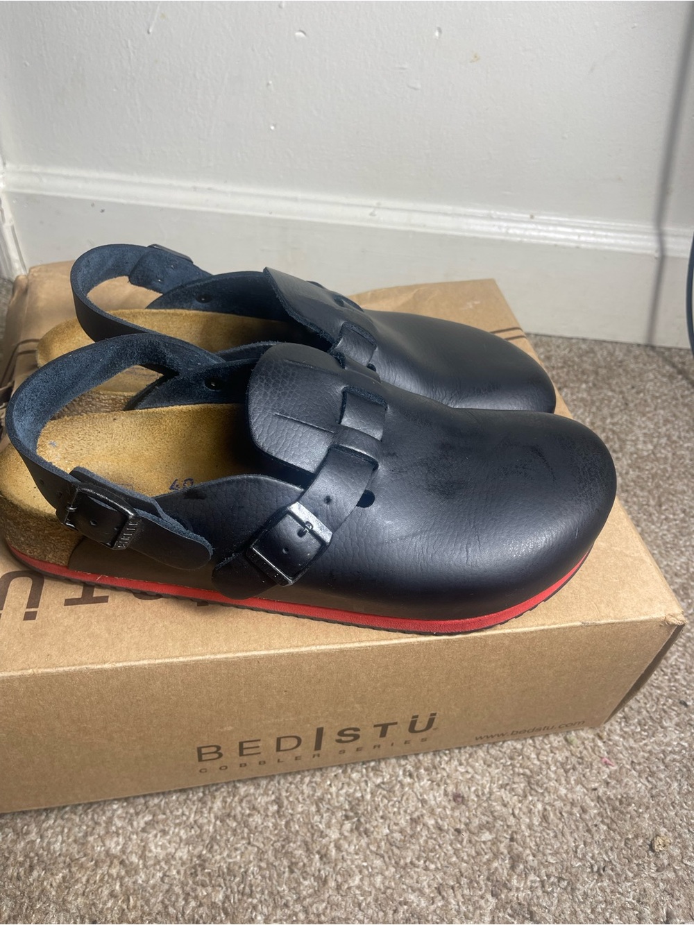 Birkenstock Unisex Kay Soft Footbed Birko-Flor Clogs Size Men 7 Wm 9